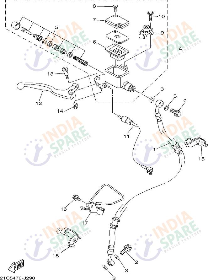 FRONT MASTER CYLINDER